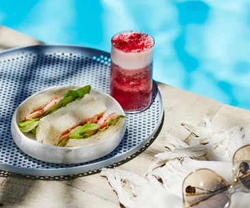 Raes on Wategos’ king prawn sangas