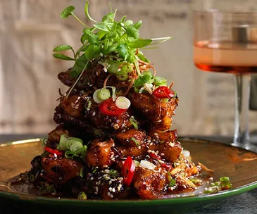 Crisp eggplant with fish-fragrant sauce