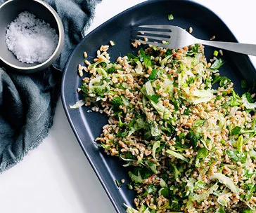 Farro and fennel salad