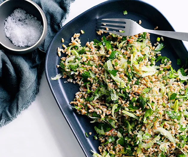 Farro and fennel salad