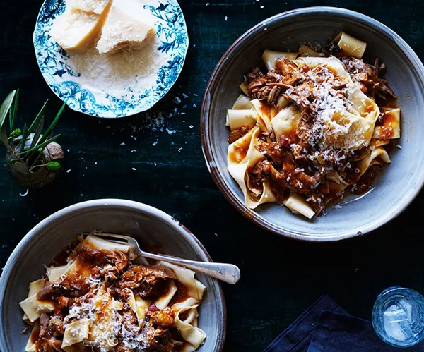 Pappardelle with duck rag&ugrave;
