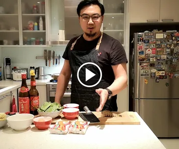 Watch: Junda Khoo makes lobster Indomie goreng