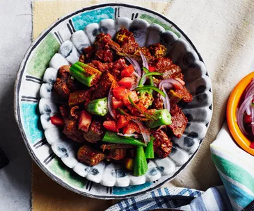 Saba Ethiopian’s bamya (lamb and okra)