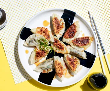 Mushroom gyoza: Japanese dumpling recipe