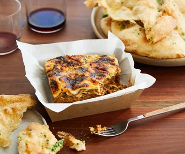 Dan Puskas’s mushroom lasagne