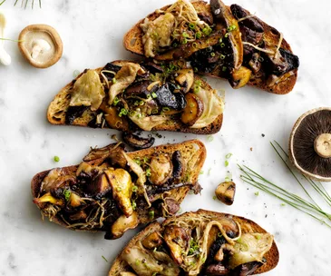 Sean Moran’s mushrooms on toast