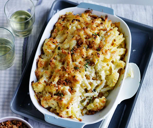 Cauliflower mac and cheese