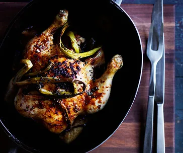 Chinese-style roast chicken