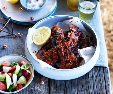 Watermelon and radish salad