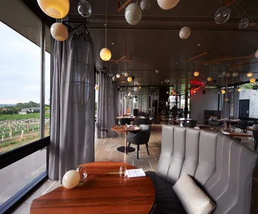 Magill Estate Restaurant in SA contemporary and light-filled dining room