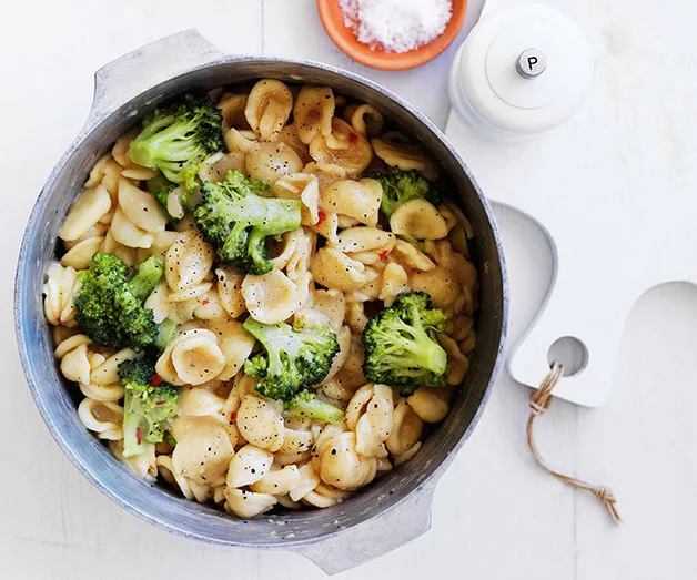 Orecchiette with broccoli, chilli and pecorino
