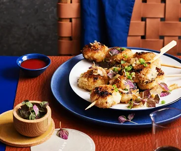 Jemma Whiteman’s grilled sticky rice with katsuobushi butter