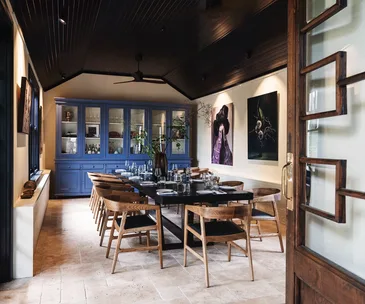 Tedesca Osteria in Red Hill, Victoria relaxed dining room