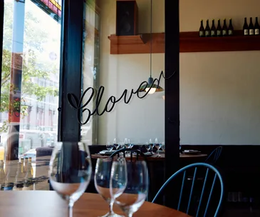 Dining room at Clover in Melbourne