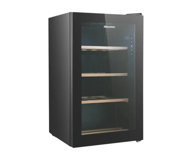 The Hisense 30 bottle wine cellar.