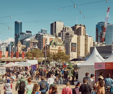 Melbourne Food and Wine Festival Baker's Dozen event at Fed Square, Melbourne