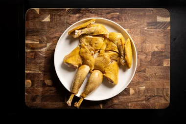 Lee Ho Fook chef-owner Victor Liong pullet chicken dish