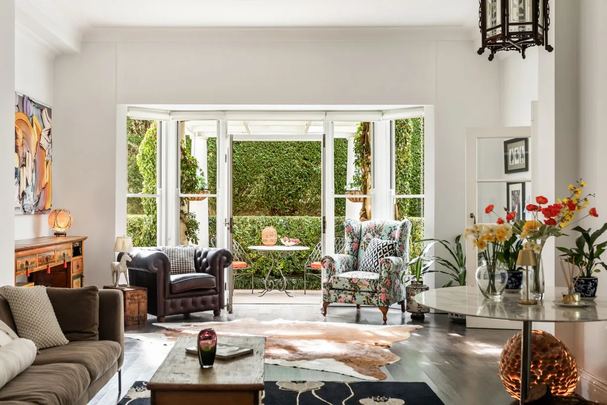 Todd McKenney Sydney home living room