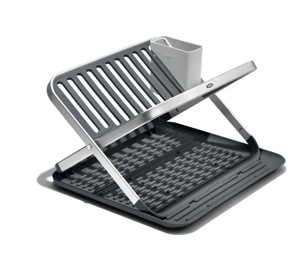 OXO fold flat drying rack.