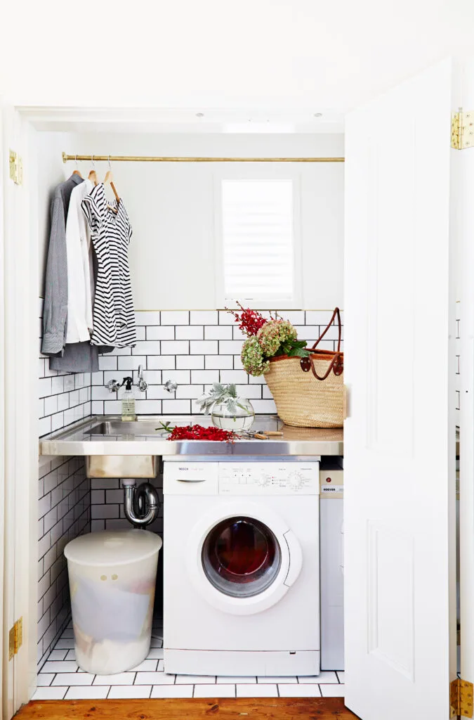 laundry inside house