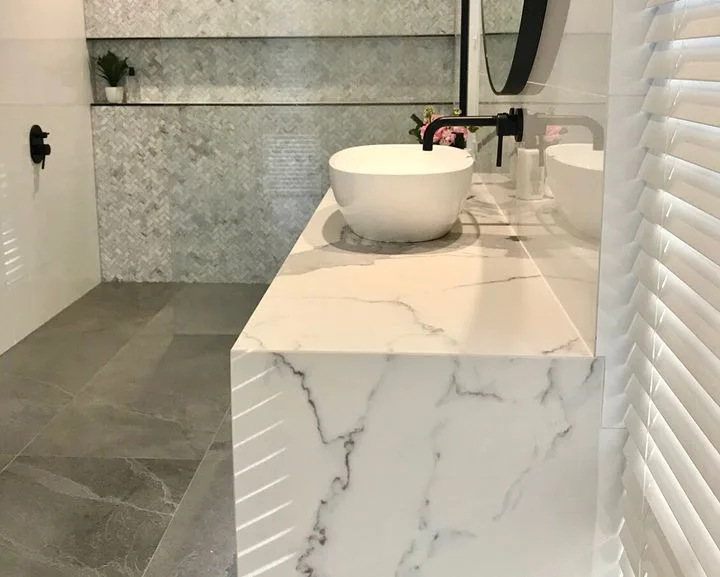 Adam and Lisa's renovated bathroom