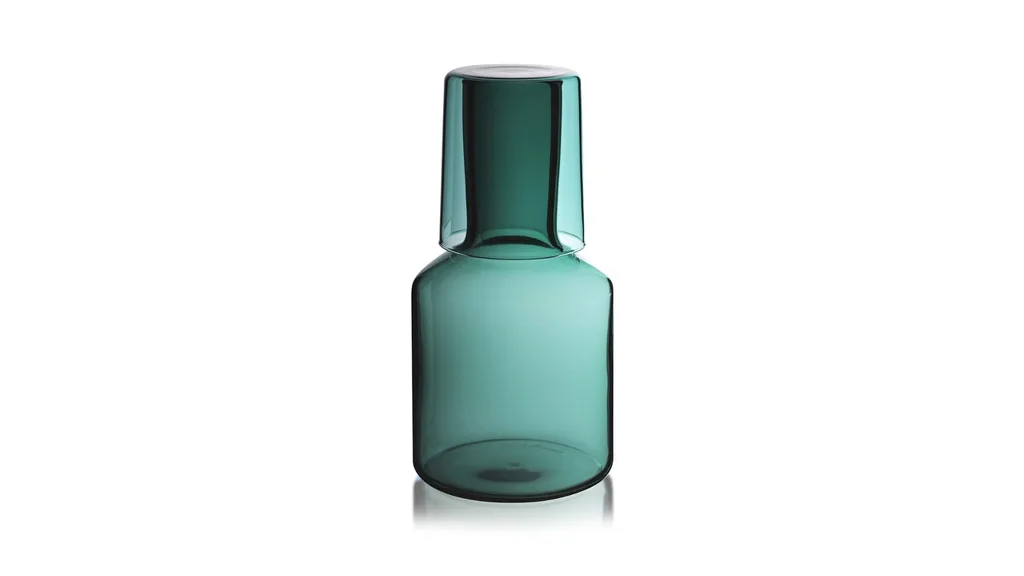 Maison Balzac carafe set in teal