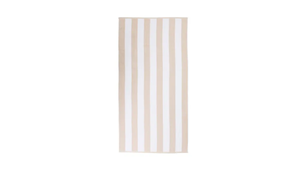 Pillow Talk Byron Stripe Beach Towel in Natural