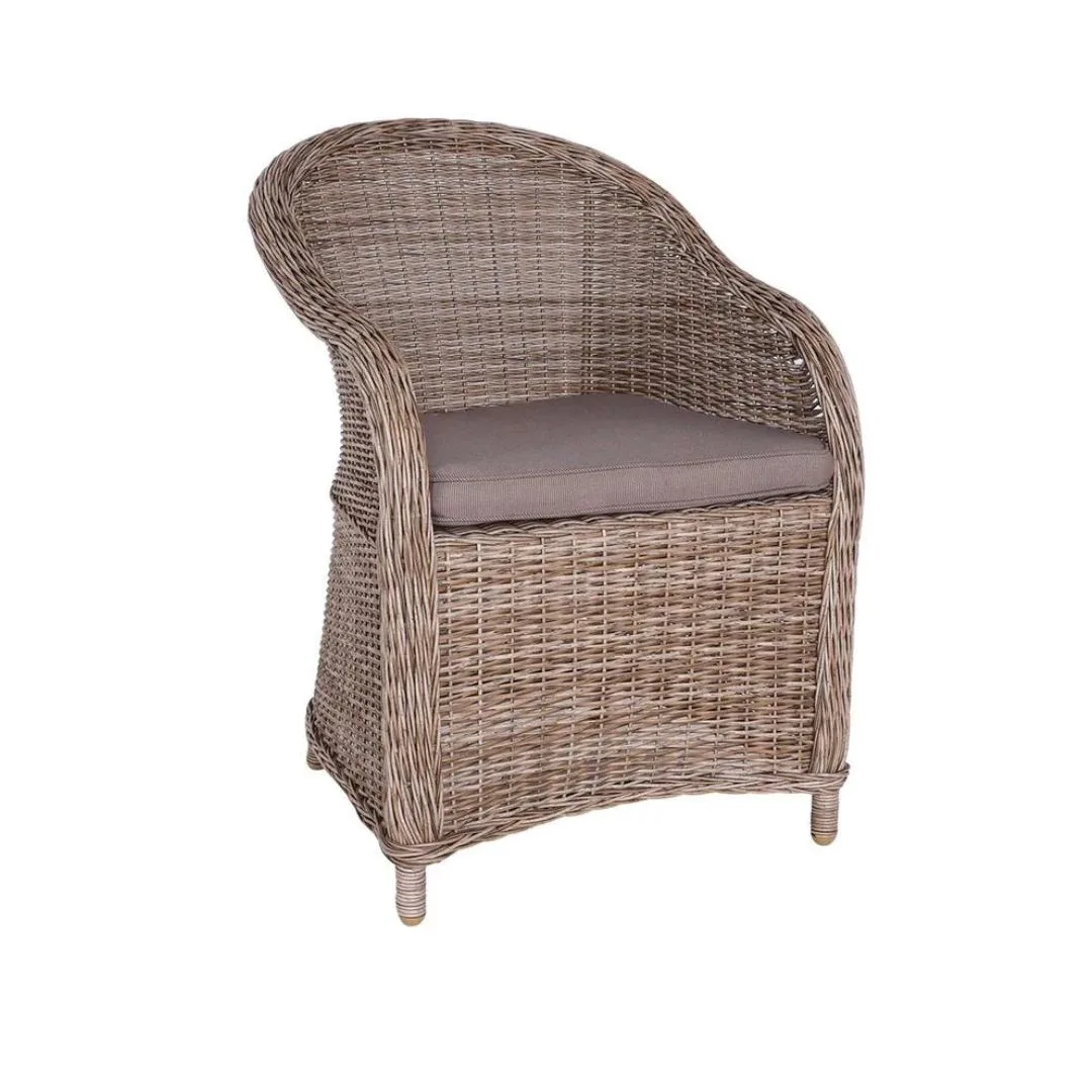 Hamptons style cane armchair