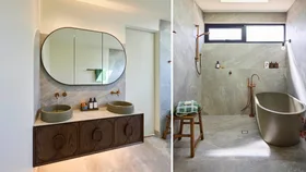 Alicia and Sonny's The Block 2025 main ensuite