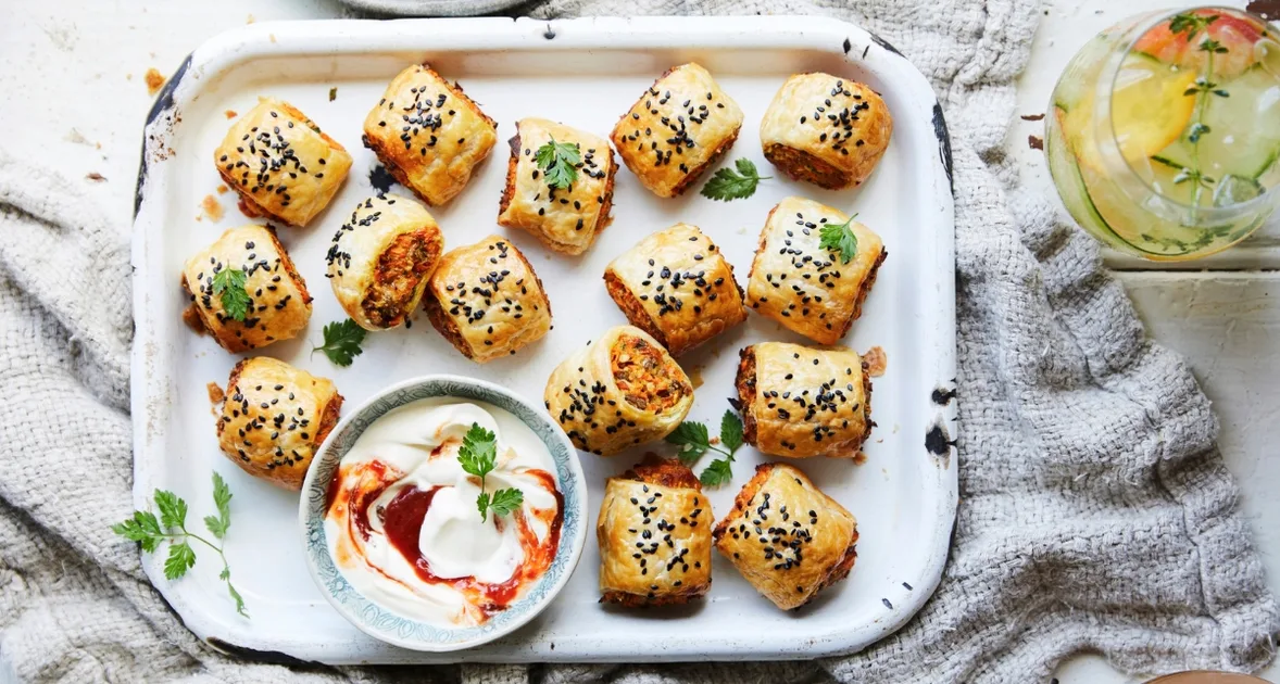 Vegetarian Sausage Rolls Recipe | Home Beautiful