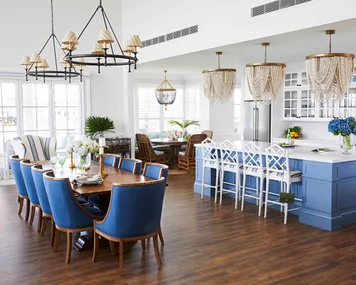 A grand Hamptons-inspired farmhouse