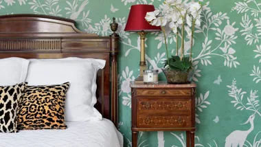 How to decorate with dark timber furniture.