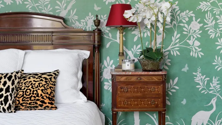 How to decorate with dark timber furniture.