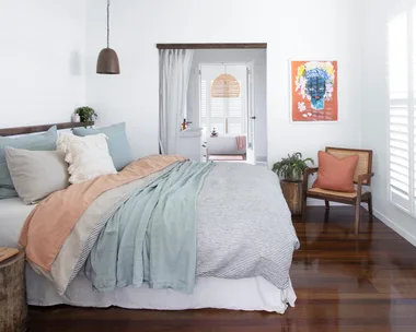Blue bed