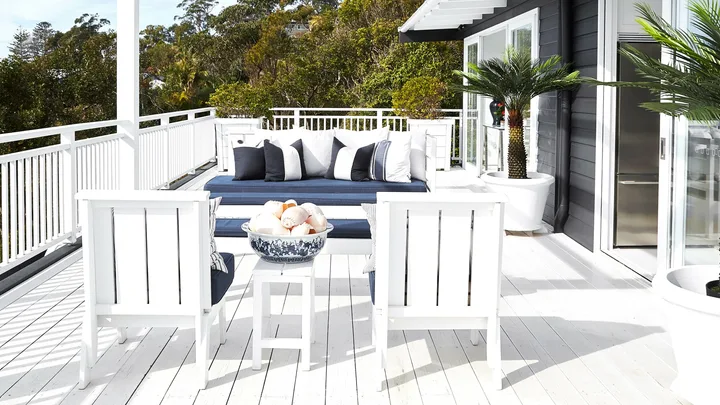 all white whale beach holiday house