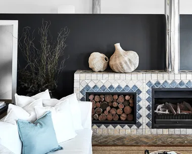 cosy fireplace for autumn cleaning
