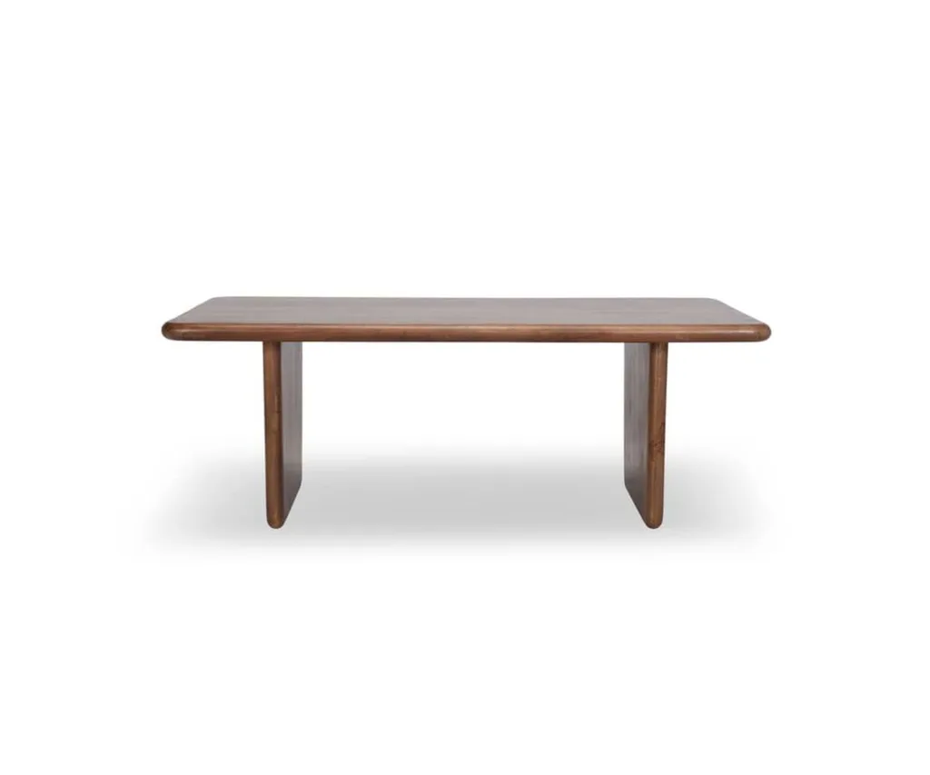 A classic rectangular coffee table. 