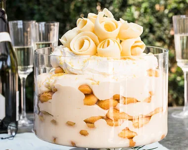 Limoncello sponge finger trifle