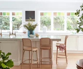 7 coastal-inspired bar stools made for laid-back living