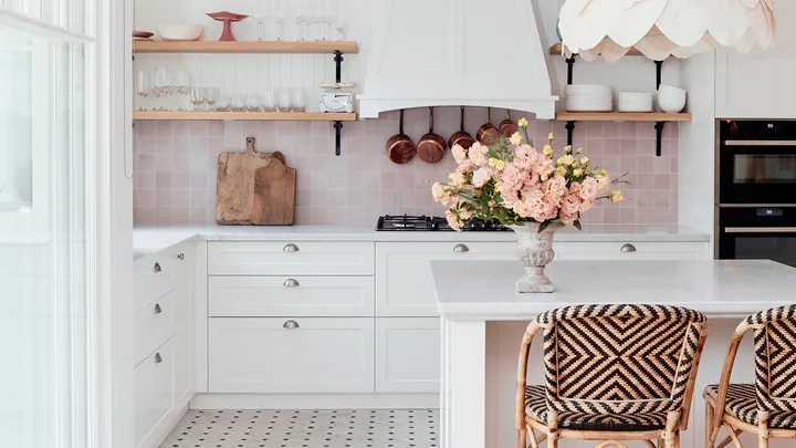 Modern French provincial kitchen