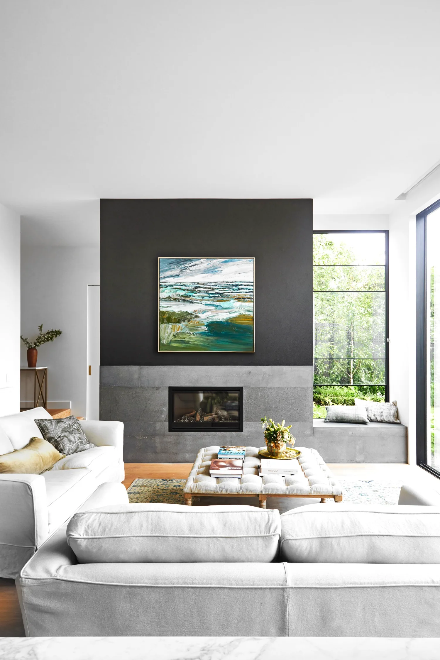 grey living room