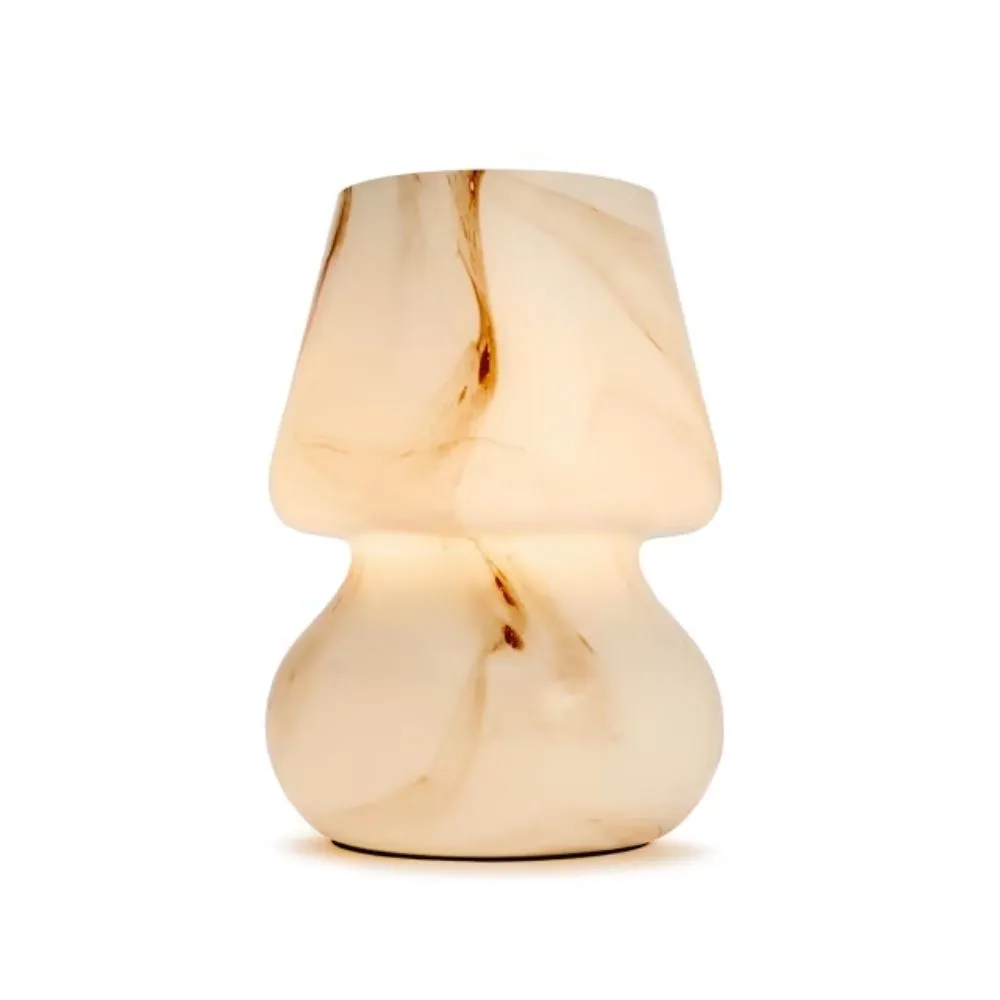 Mushroom style table lamp