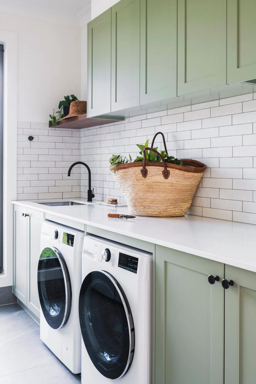 modern farmhouse laundry