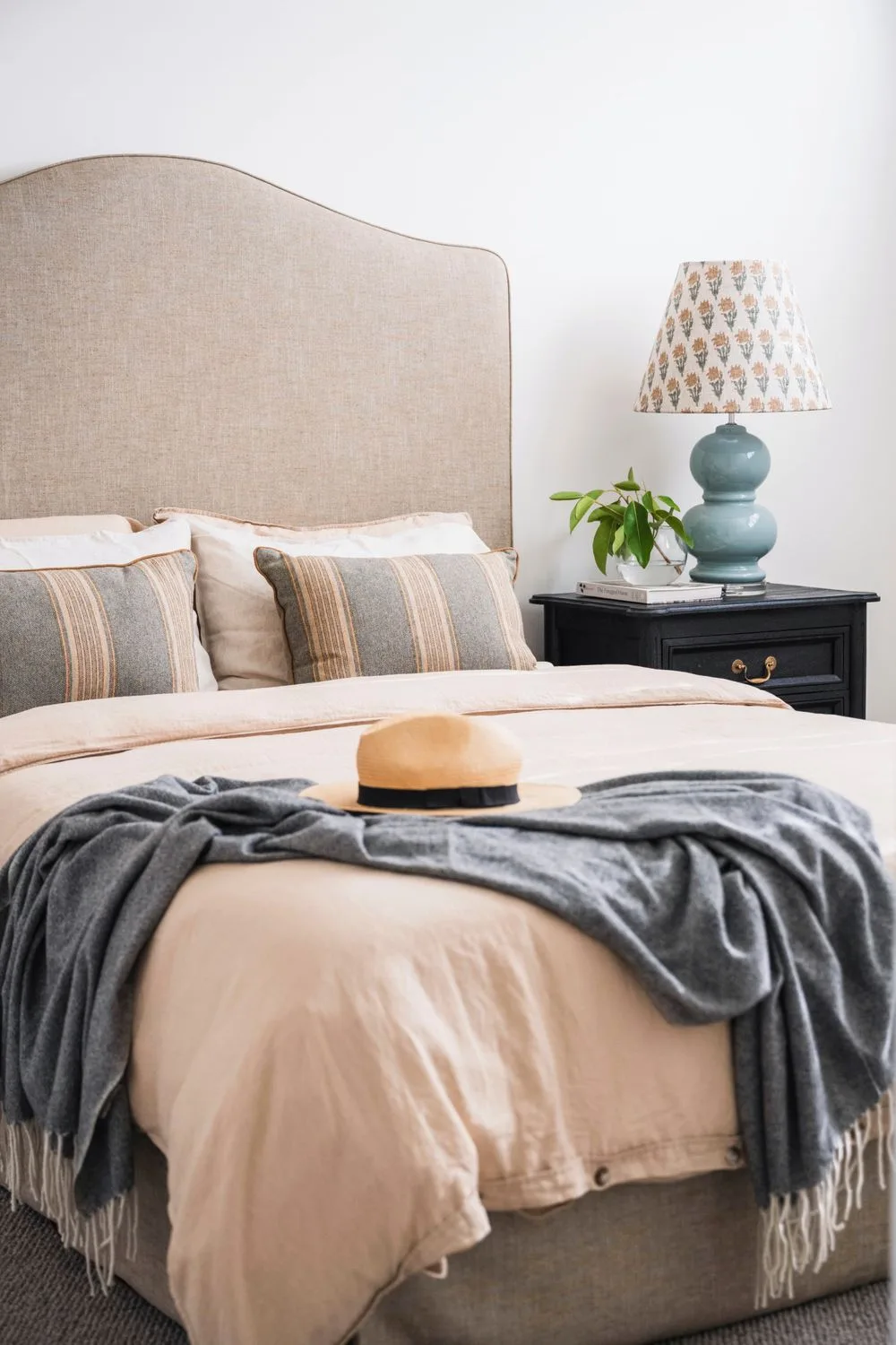 modern farmhouse guest bedroom