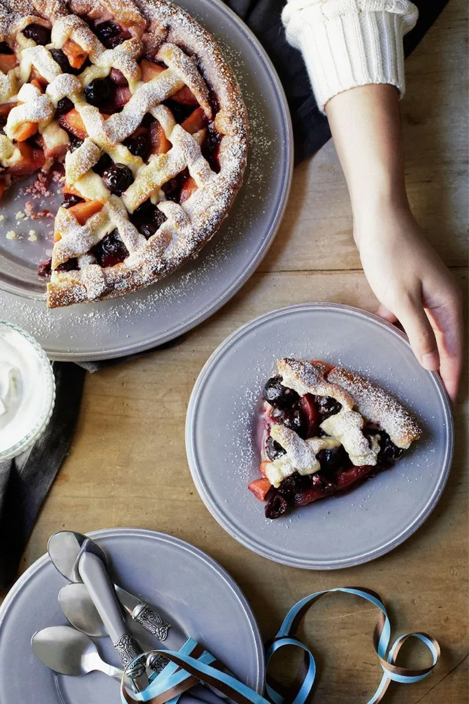 pink lady apple and cherry pie