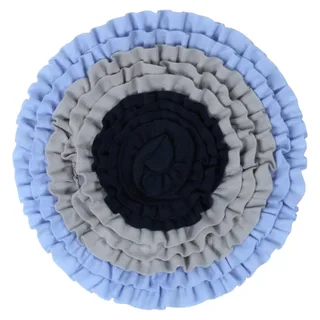 Buddy and Belle round snuffle mat in navy mist