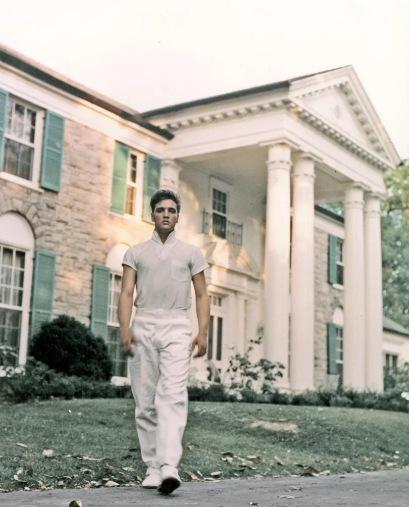 Rock and roll singer Elvis Presley Graceland