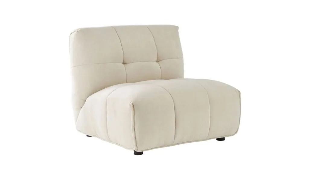 Miller Sand 1 Seater Lounge Chair Adairs