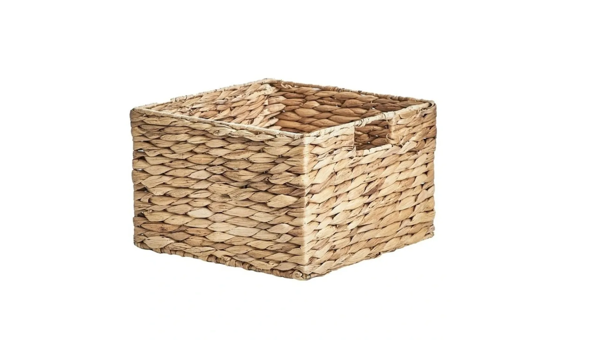 Myer Havana Square Tapered Water Hyacinth Basket in Natural