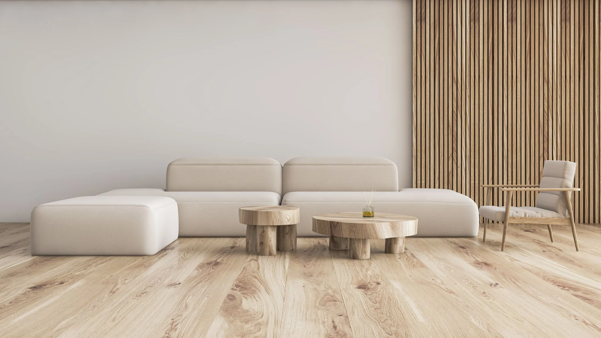 Blonde laminate wood